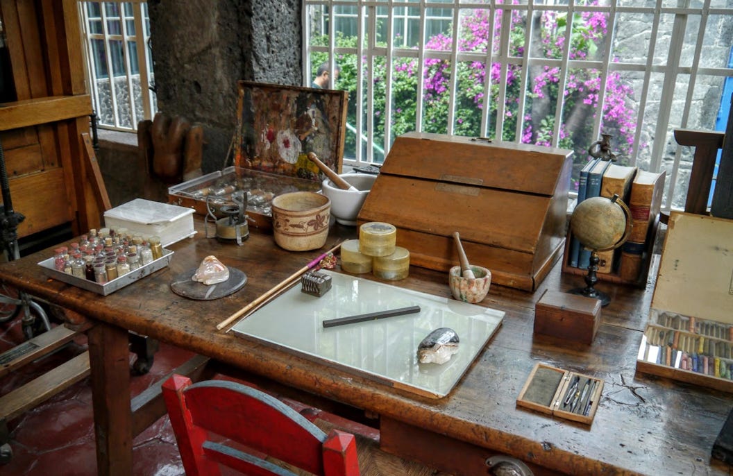 Frida Kahlo Working place 1