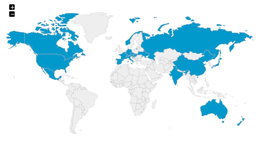 Gerhard Gruber countries where he was performing