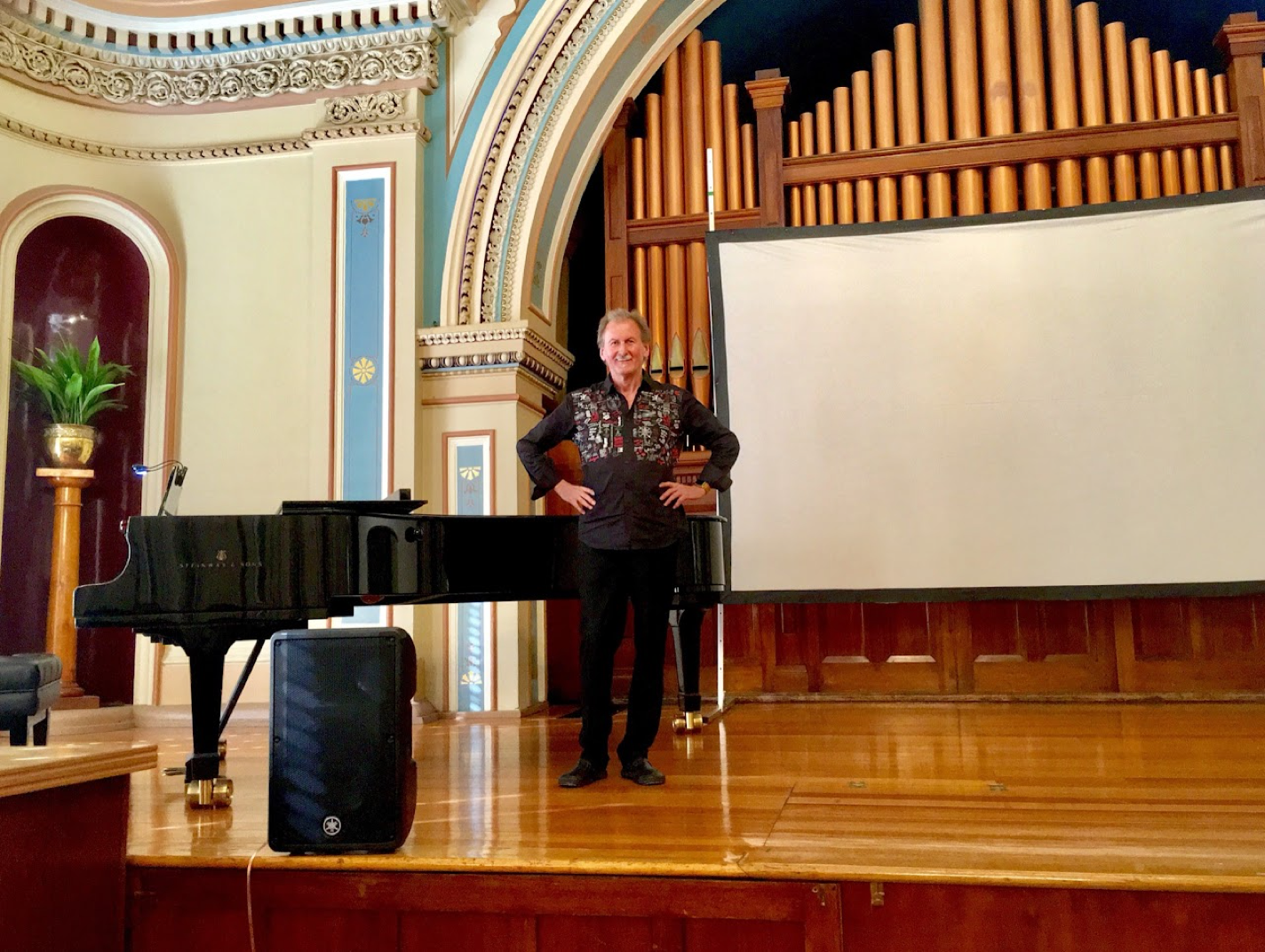 Gerhard Gruber in Hobart Australien Town Hall