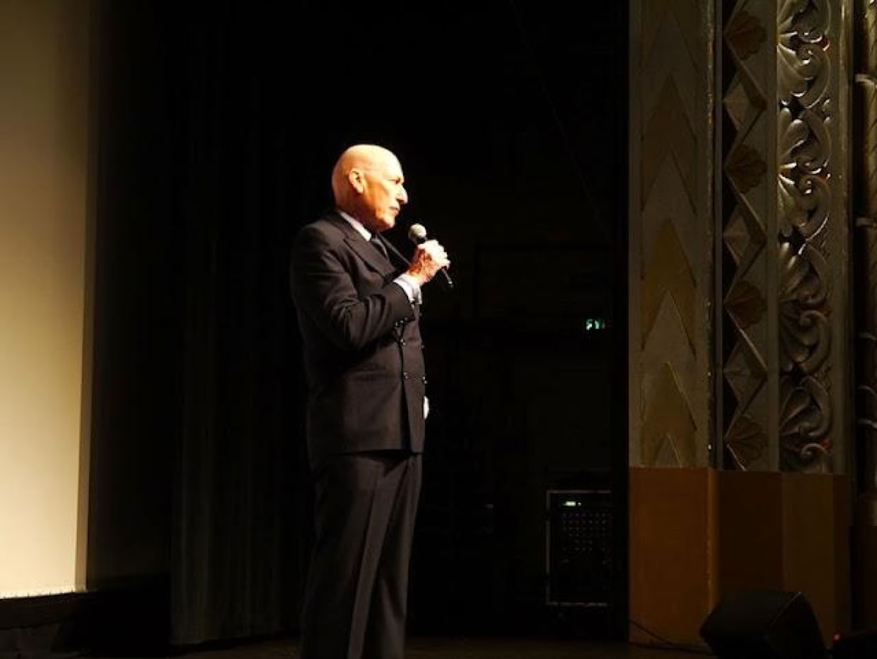 Hollywood actor Ed Lauter beim LAJSFF 2012 mit Gerhard Gruber 