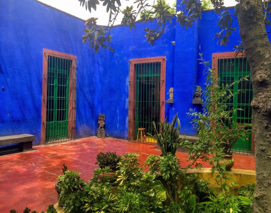 Besuch at Frida Kahlo´s House