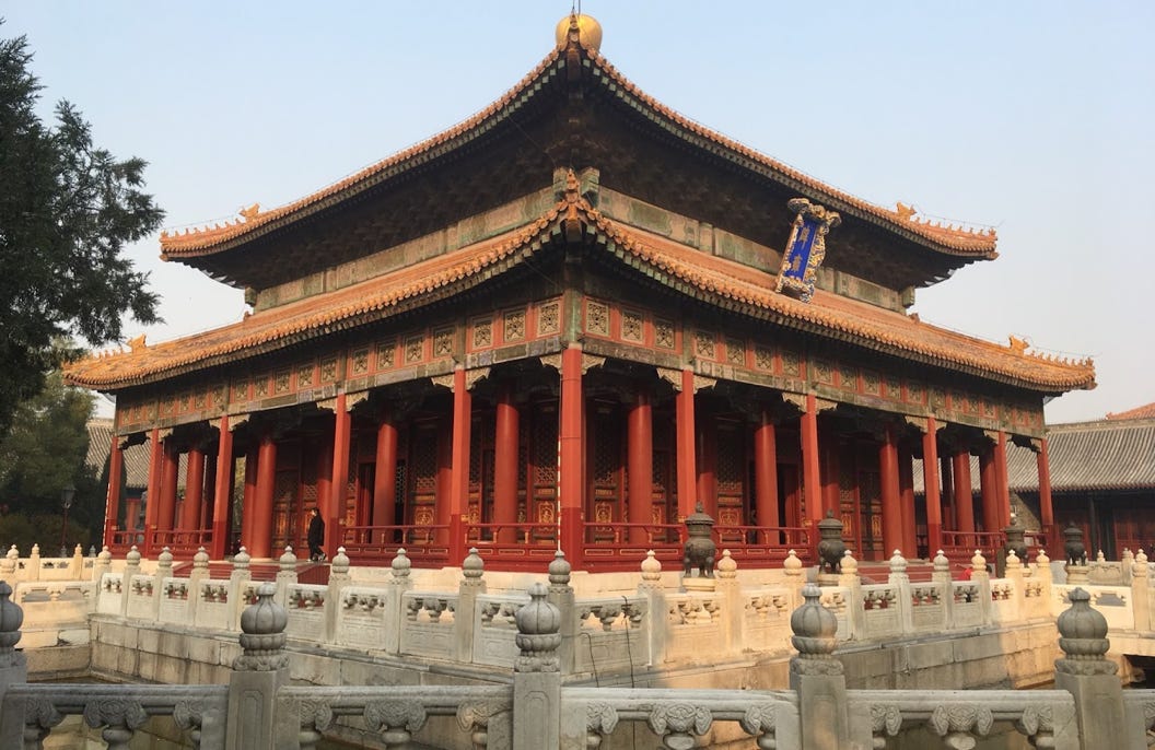 Beijing, Temple from outside