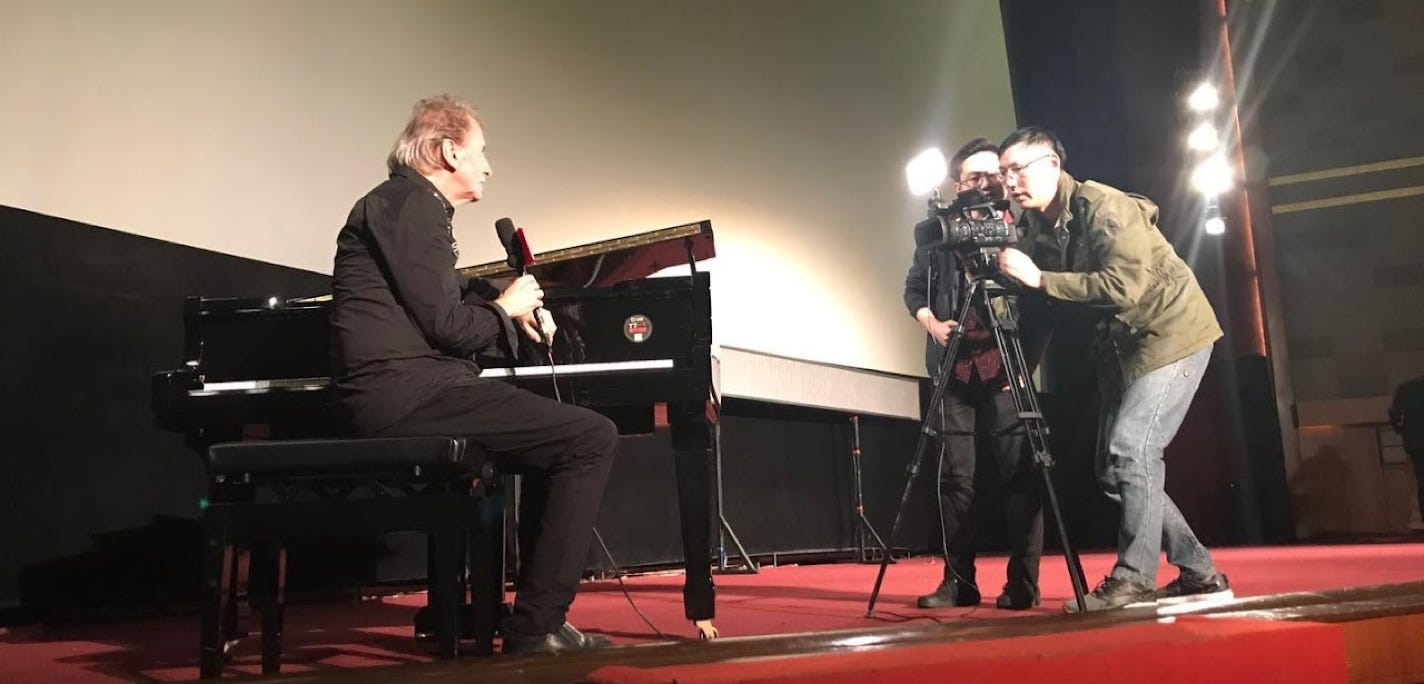 TV Interview in Shanghai